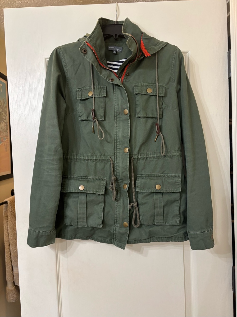 Utility Field Jacket - Olive Green